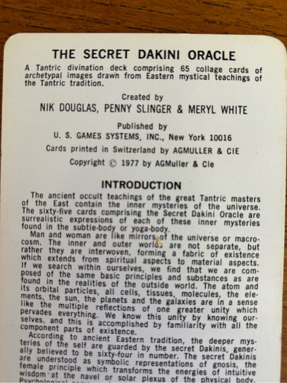 Secret Dakini oracle deck in original box tarot deck tantric surrealist art - Picture 3 of 8